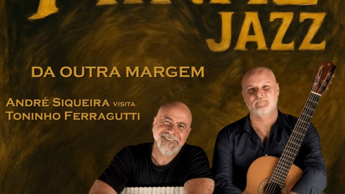 André Siqueira visita Toninho Ferragutti no Teatro Minaz