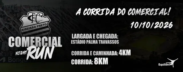 Comercial Night Run 2026 – 1ª Edição
