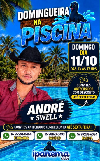 Domingueira na Piscina