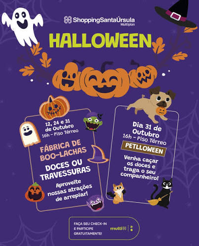 HALLOWEEN NO SHOPPING SANTA ÚRSULA