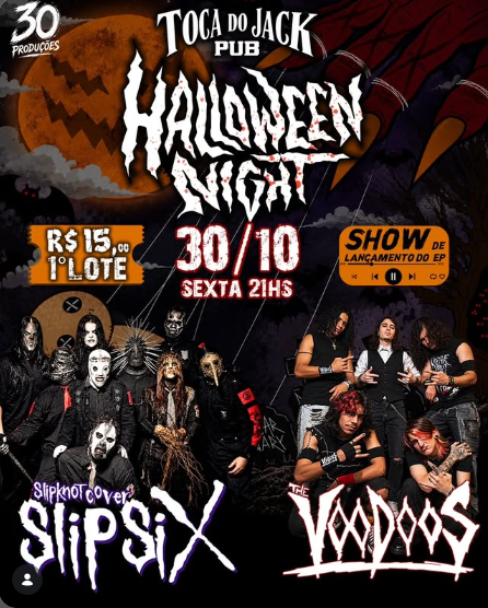HALLOWEEN NIGHT: THE VOODOOS + SLIPSIX